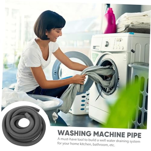 Tuyau de vidange pour machine à laver flexible extension 5m - 6