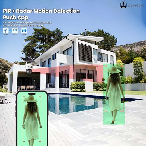 ApnaCam 4G Solar Security Camera Dual Lens 2K PTZ - Image 4
