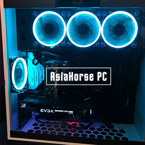 Asiahorse Solar Eclipse UFO120mm Dual Aperture LED Long Life Case Fan,PC Custom DIY from Water Cooling System CPU Cooler 2PACK(ice Blue) - Thumbnail 7