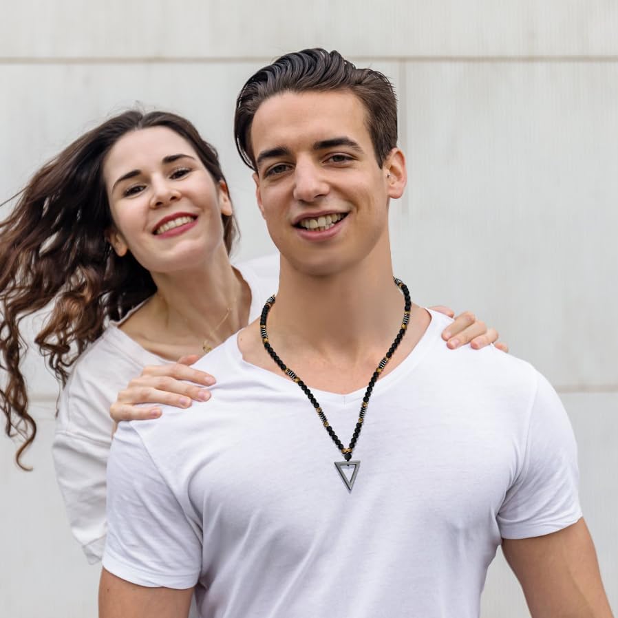 Bead Necklace for Men Tiger Eye Healing Necklace Men Necklace - Image 5