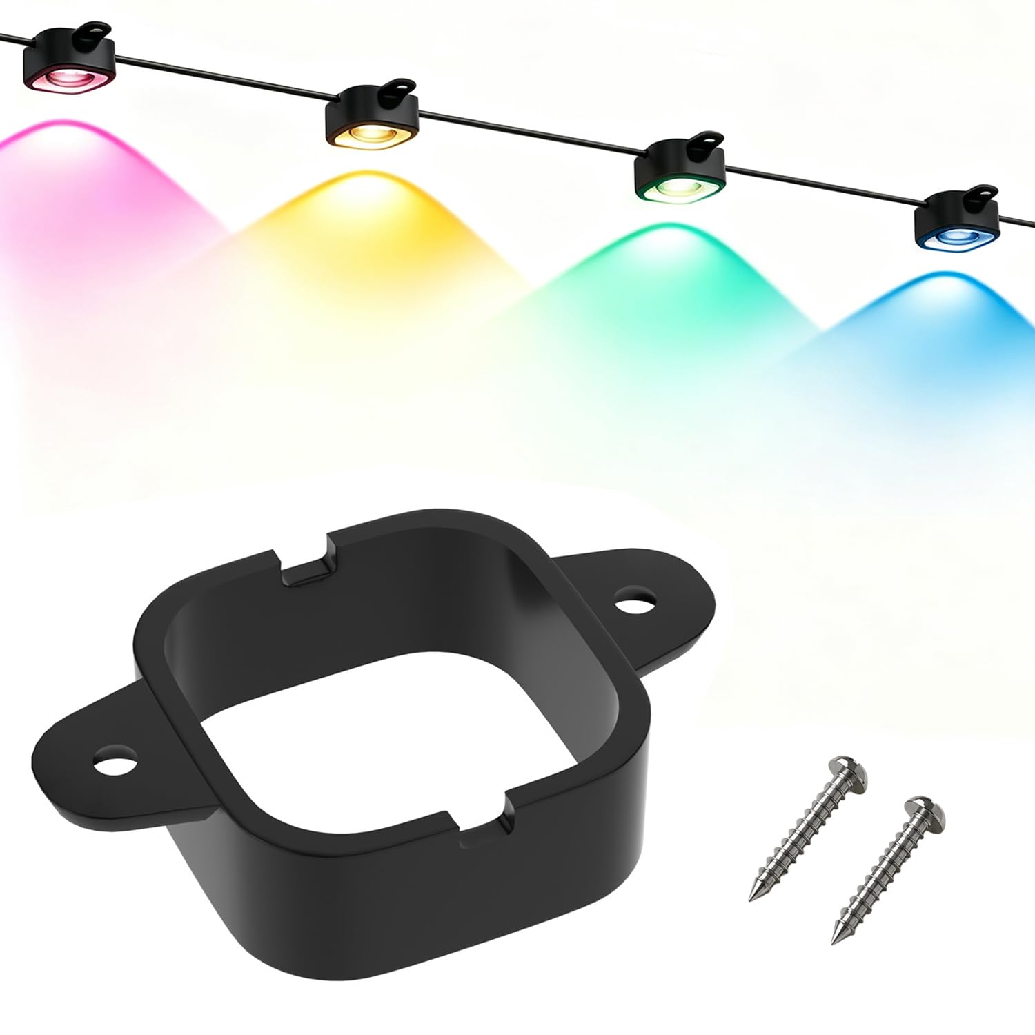 40 Packs Mounting Brackets for Govee H706 Pro Permanent Outdoor Lights