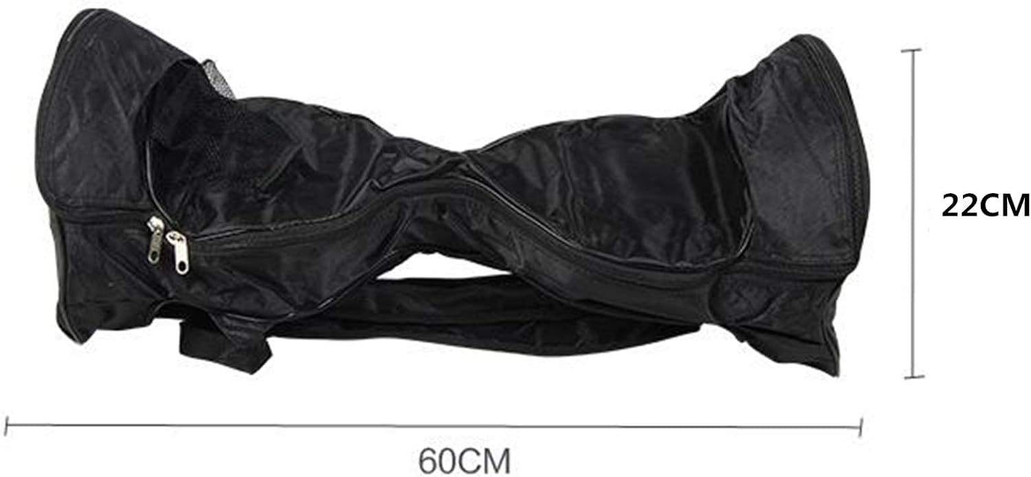 Bolsa De Hoverboard Impermeable Mochila De Transporte De Tablero Inteligente De Dos Ruedas Y Bolso De Mano Bolsa De Transporte De Scooter Eléctrico con Correas De, Black Just Portable, 8 Inch