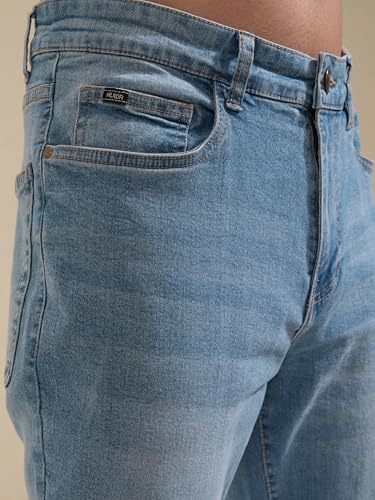 Image of Highlander Men's Straight Fit Jeans | Stretchable | Everyday Comfort & Style| Jeans for Man