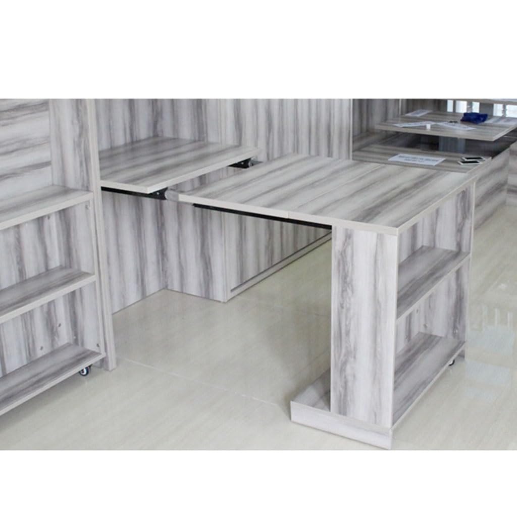 Zestaw ukrytych zawiasów do stołu składanego, złącze do biurka ze stopu aluminium, 1 zestaw