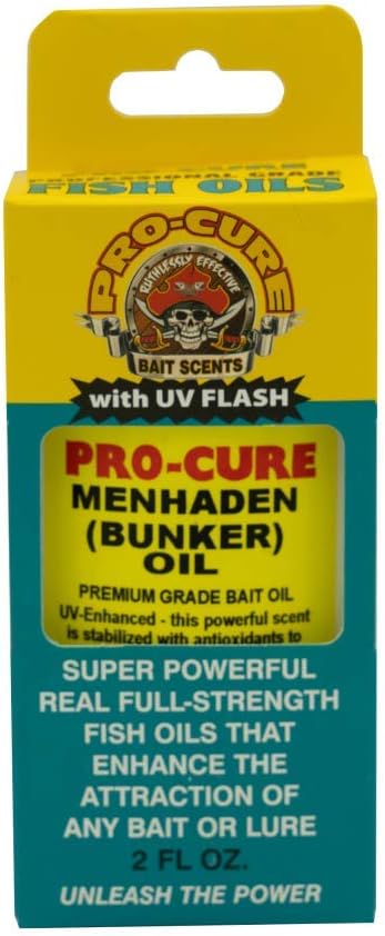 Stabilized Menhaden Bait Oil, 2 Ounce