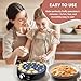 24PCS Mini Pancake Maker Machine, Nonstick Electric Dutch Pancakes Griddle, Adjustable Heat Multi-Use Poffertjes Pan, Simple & Easy Baker for Home and Restaurants, Perfect for Breakfast & Desserts