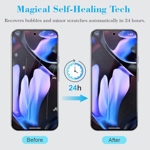 Image of SupCares TPU Anti Glare Matte Unbreakable Membrane Screen Protector for Google Pixel 9 Pro XL and Google Pixel 10 Pro XL (6.8 Inch) With Easy Self Installation Kit | Fingerprint Working|Edge to Edge