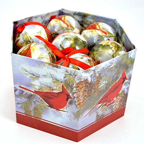 Robin Deluxe Shatterproof Christmas Baubles 7cm Xmas Tree Decorations Decor 14ps - Image 4