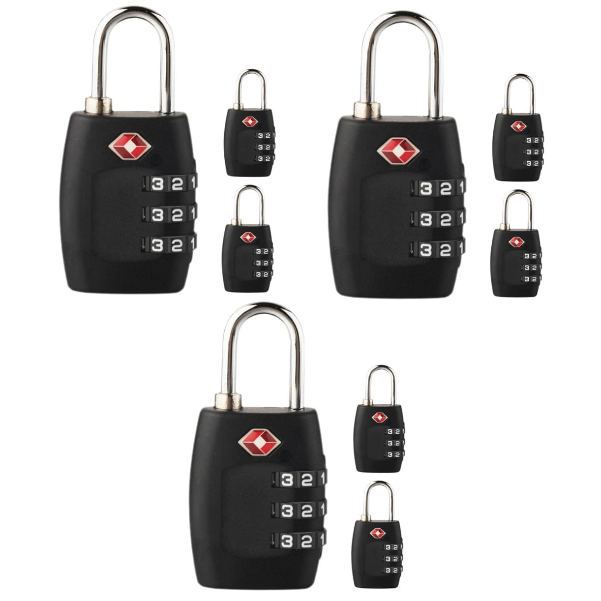 Angoily 9pezzi Serrature Combinazione Per Valigie Per Facili Usare e Personalizzabili Adatte Per e Borse