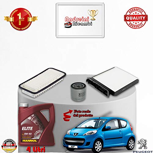 Kit Tagliando Filtri | Candele | Pastiglie Per Toyota Aygo 1.000 50kw