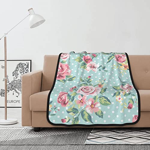 Plaid lit flanelle double face confortable couverture douce 101x127