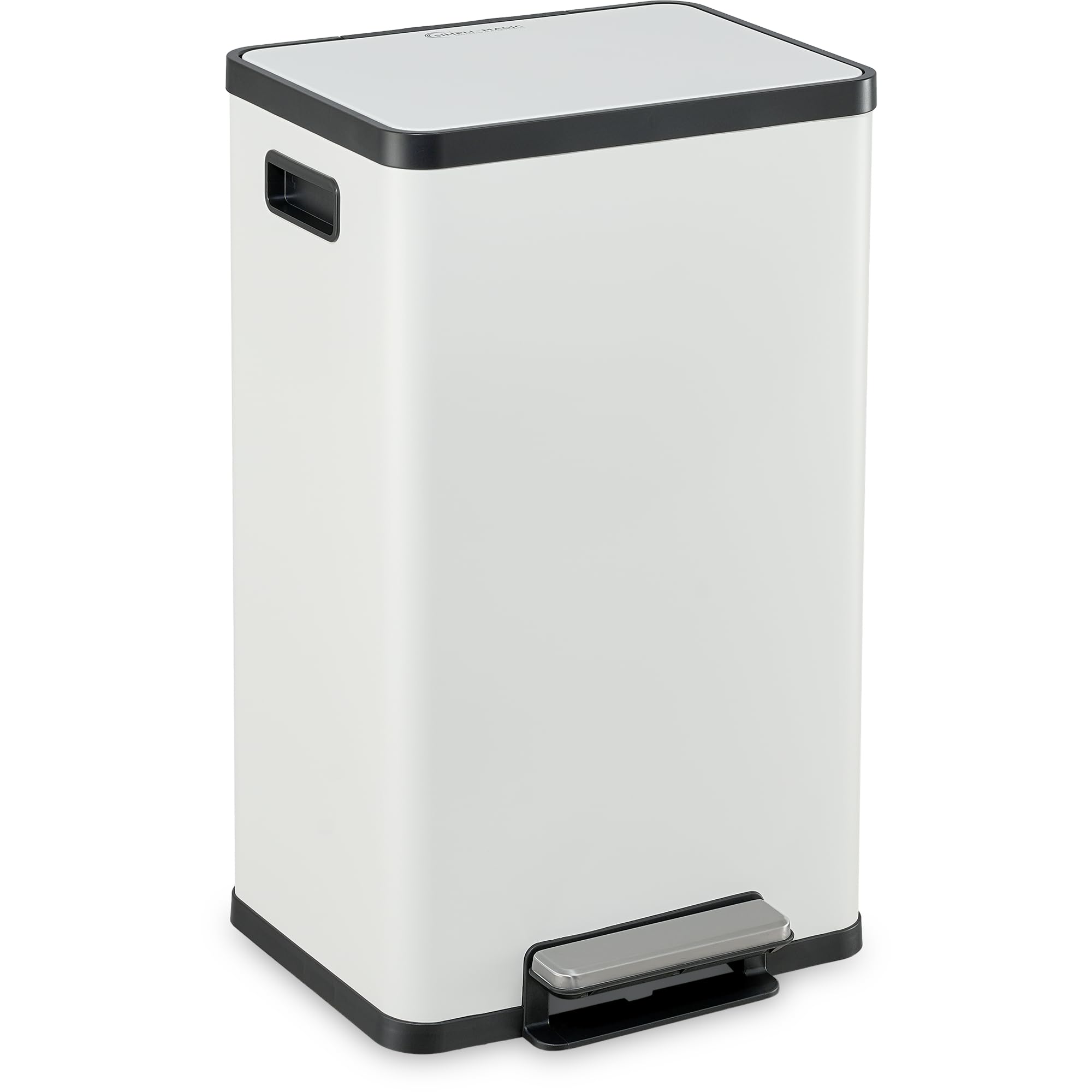 Simpli-Magic Stainless Steel Trash Can - Foot Pedal & Filter -12 Simpli-Magic Stainless Steel Trash Can - Foot Pedal & Filter -12