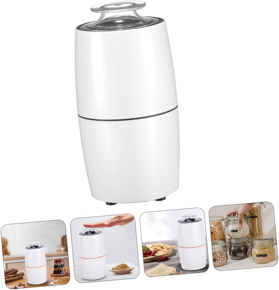 1pc Electric Grain Coffee for Home Use Compact Design -skid Base Stress Crack Resistant for Kitchen and Travel