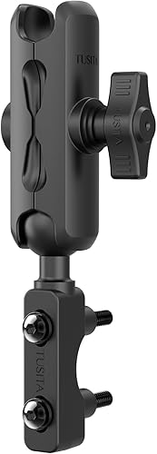 TUSITA Base de bola de depósito de embrague de freno de montaje de motocicleta B Tamaño 1 ", brazo de doble zócalo - Tamaño B mediano