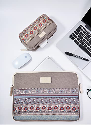 UNISOUL パソコン ケース 13.3インチ 13型 MacBook Pro Air スリーブケース カバー インナーケース バック パソコンバッグ パソコンバック 持ち運び ノートパソコンケース ノート pcケース インナーバッグ (13.3インチ, ワインレッド)