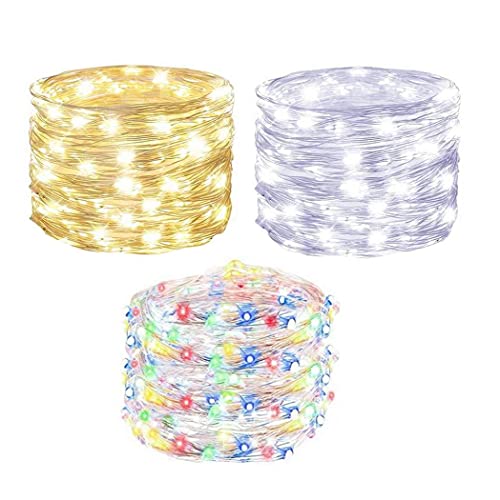 Fairy Light Waterdicht 10m 100 LED Cooper Wire String Lamp (geen batterij) 2 stks wit - Image 3