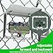 Game Changer Mounting Kit, Cell Phone Fence Mount with Shade and Power Bank Holder, Gamechanger Streaming Kit, Fence Phone Holder for iPhone GoPro Camera Mevo Start Recording Baseball Tennis Game