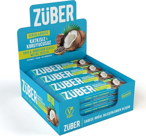 Züber Chia ve Hindistan Cevizli Meyve Tatlısı (12 x 40gr)