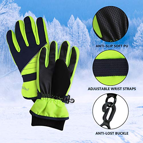 Kids Winter Gloves - Snow & Ski Waterproof Youth Gloves for Boys & Girls2