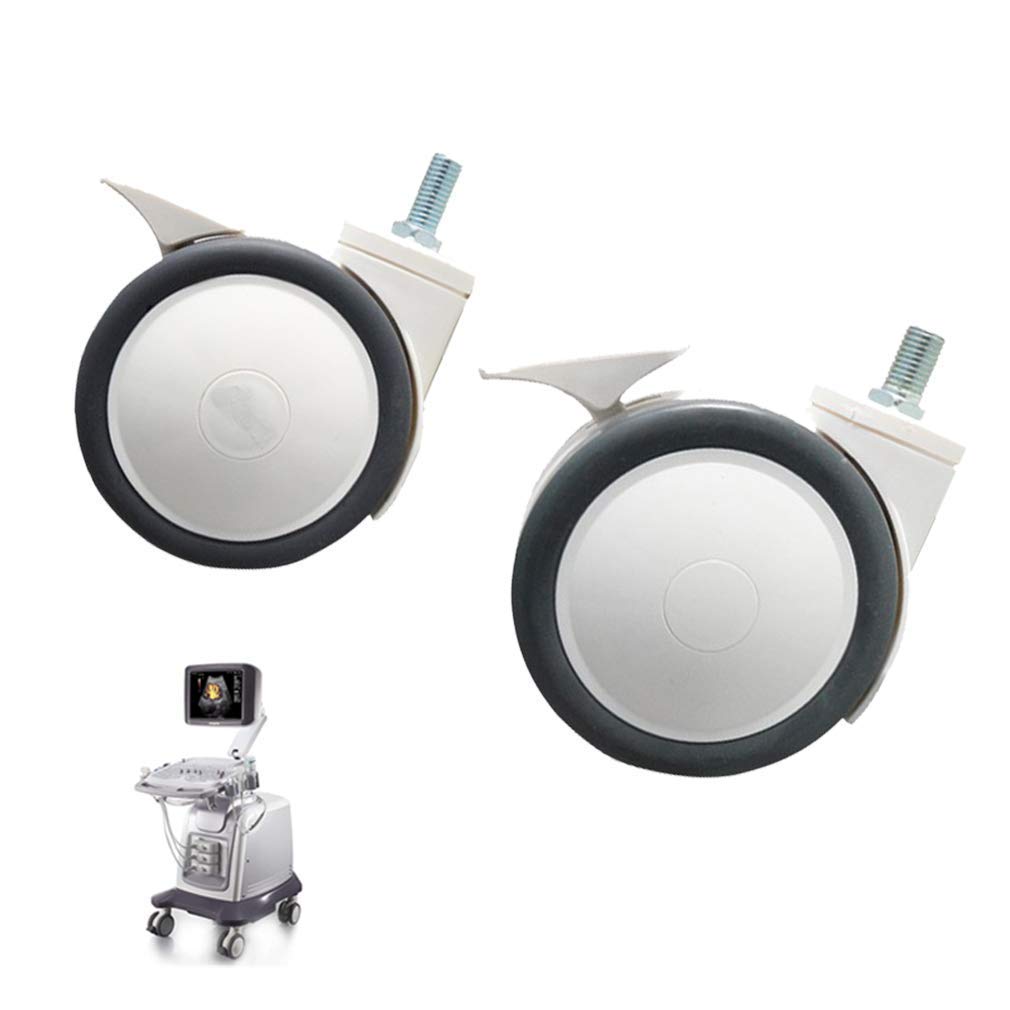 Roue de roulette pivotante médicale M12 de 4 pouces pour meuble de salon