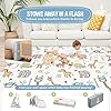 Alfombra Bebe Acolchada Plegable - Manta de Juegos Impermeable Reversible - Tapete y Gimnasio Infantil - Regalo #2