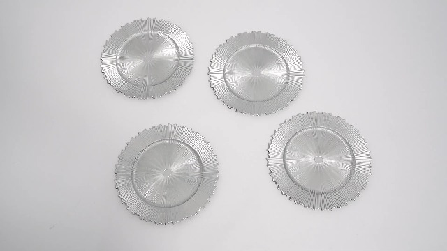 Platos Cargadores Redondos Plástico 50 Piezas 13 Pulg miniatura 7