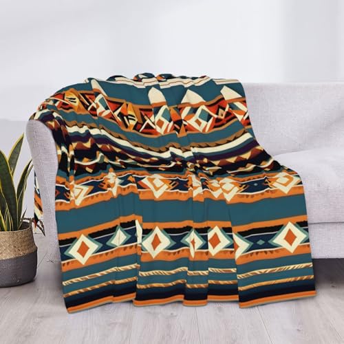 Couverture flanelle amérindienne le cadeau idéal pour lit et canapé - 5