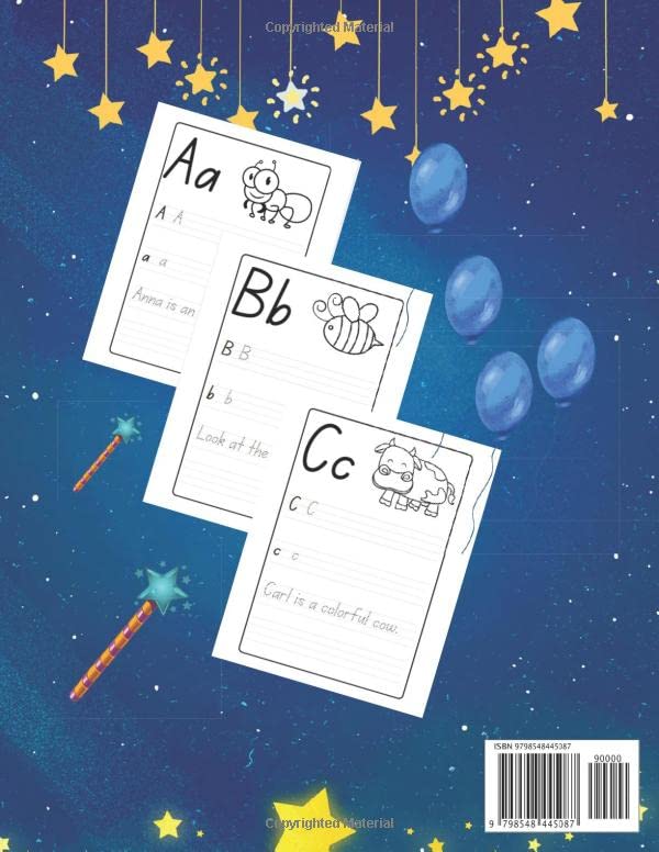Lots and Lots of Letter Tracing Practice!: learning resources castle, Coloring for Kids Ages 3+, Lines and Shapes Pen Control, Toddler Learning Activities, magic copybook for kids kindergarten image 3