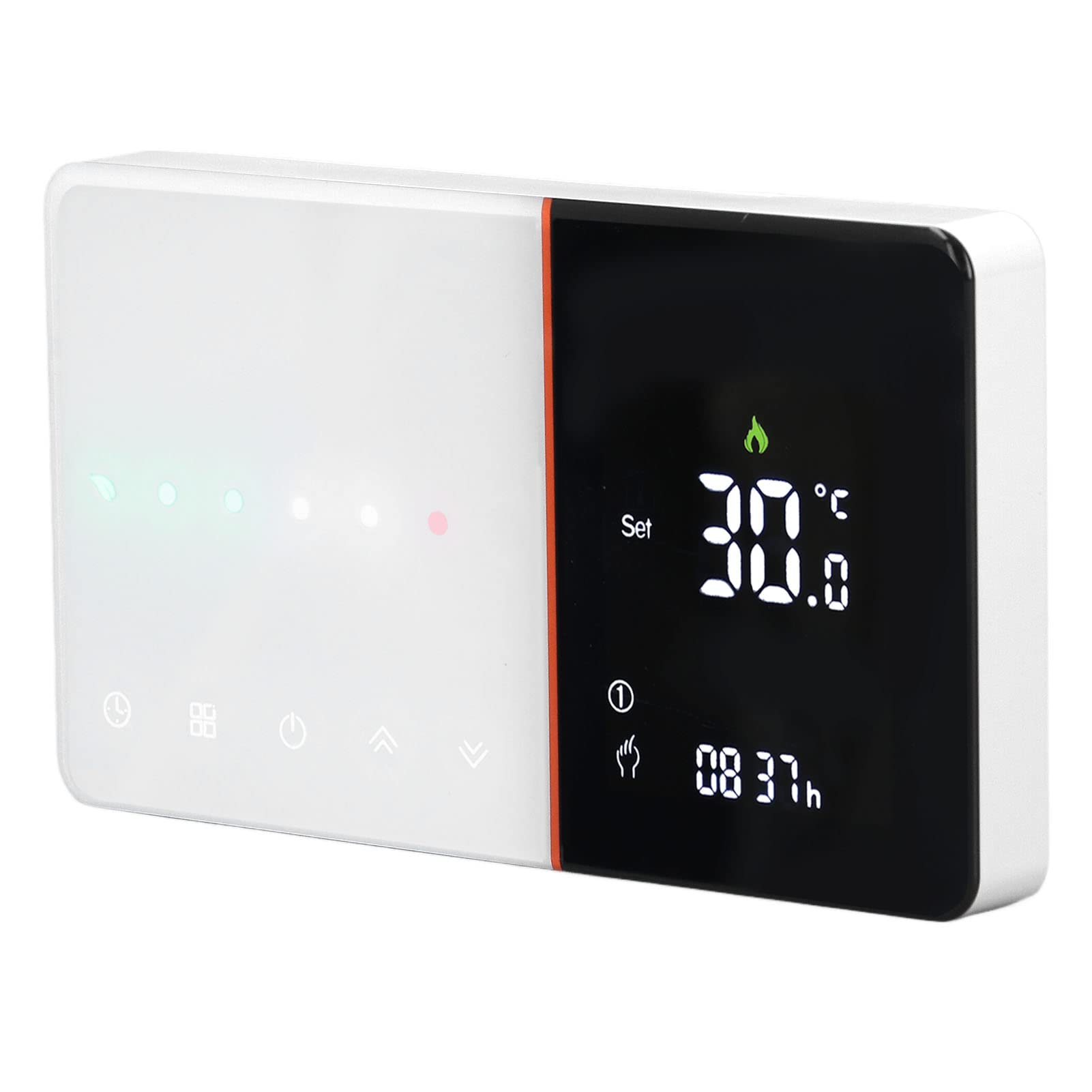 Inteligentny termostat WiFi, termostat z funkcją sterowania głosowego Wi-Fi, programowalny kursor, ujemny wyświetlacz LCD, inteligentny kontroler temperatury dla domu 95-240V