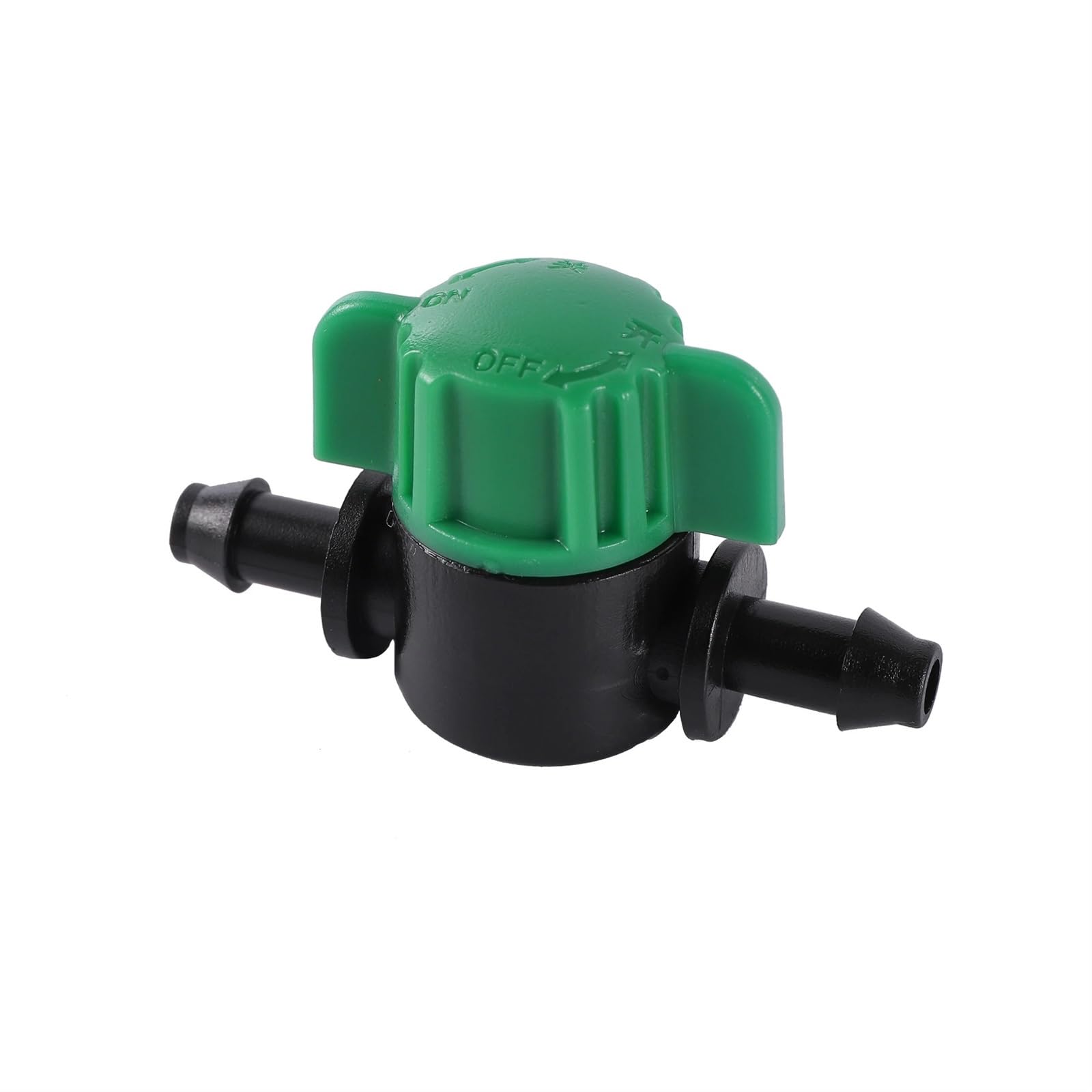 Raccords d'irrigation goutte à goutte avec mini vanne tuyau 4/7 mm agricole