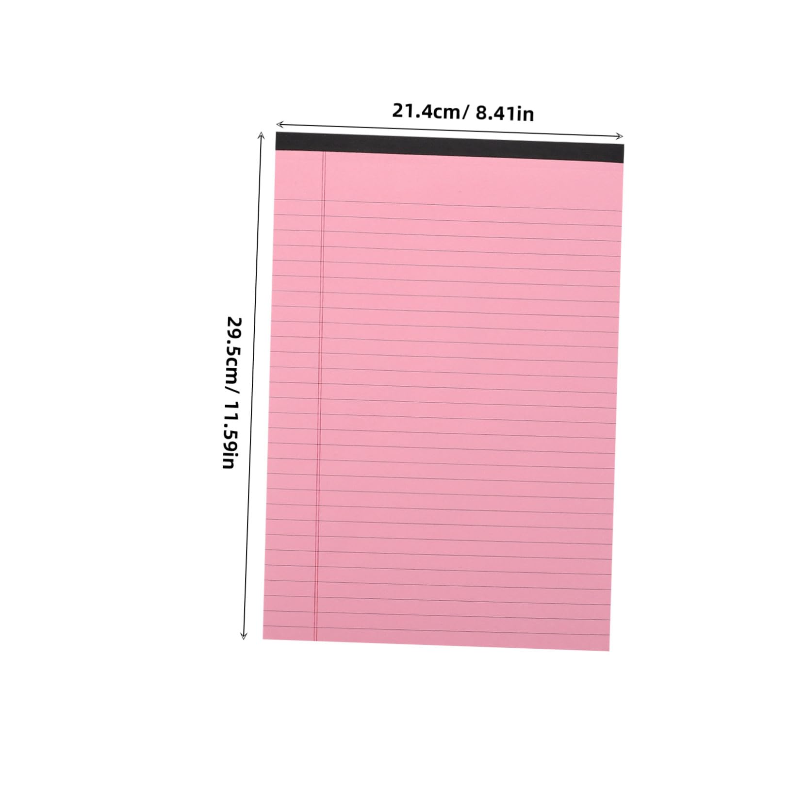 ABOOFAN 4 Pièces Bloc-notes Rose Déchirable Cahier à Lignes Horizontal Réutilisable pour Bureau École Réunions Notes Organisées