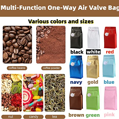 DMpcakDM 16 oz Coffee Bags with Valve
