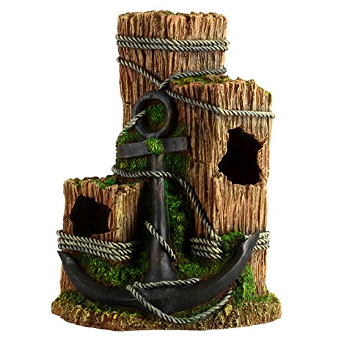 Underwater Treasures Wood with Anchor - Large Underwater Treasures Wood with Anchor - Large