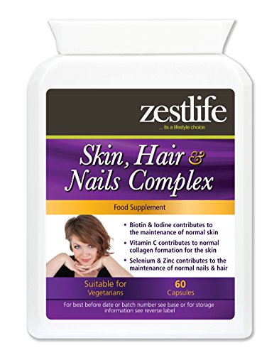 PEAU, CHEVEUX & ONGLES BIOTIN Zestlife! Soutien 60 capsule