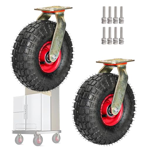 Roulettes robustes pour usage intensif éliminant les vibrations des chariots d'atelier - 2