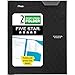 Five Star 2-Pocket Folder, Stay-Put Folder, Folders with Pockets, Black (72113)