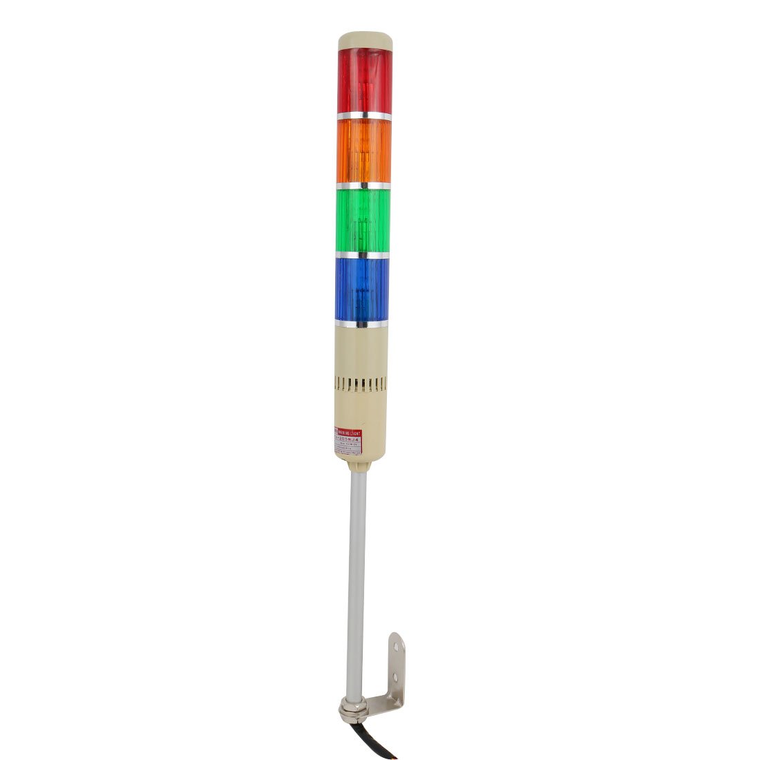 Ruilogod DC12V LTA-205WJ4 Industrial Signal Tower Indicador ADVERTENCIA Pila Luz Roja Amarillo Verde Azul