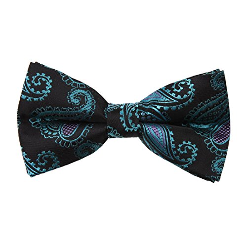 Black,Orchid,Dark Turquoise Bow Ties For Party 25.6-Neck-Size Clip-On Adjustable Pre-Tied Bowties Black DBD7B16B Dan Smith Floral Microfibre Cotton Black,Orchid,Dark Turquoise Bow Ties For Party 25.6"-Neck-Size Clip-On Adjustable Pre-Tied Bowties Black DBD7B16B Dan Smith Floral Microfibre Cotton