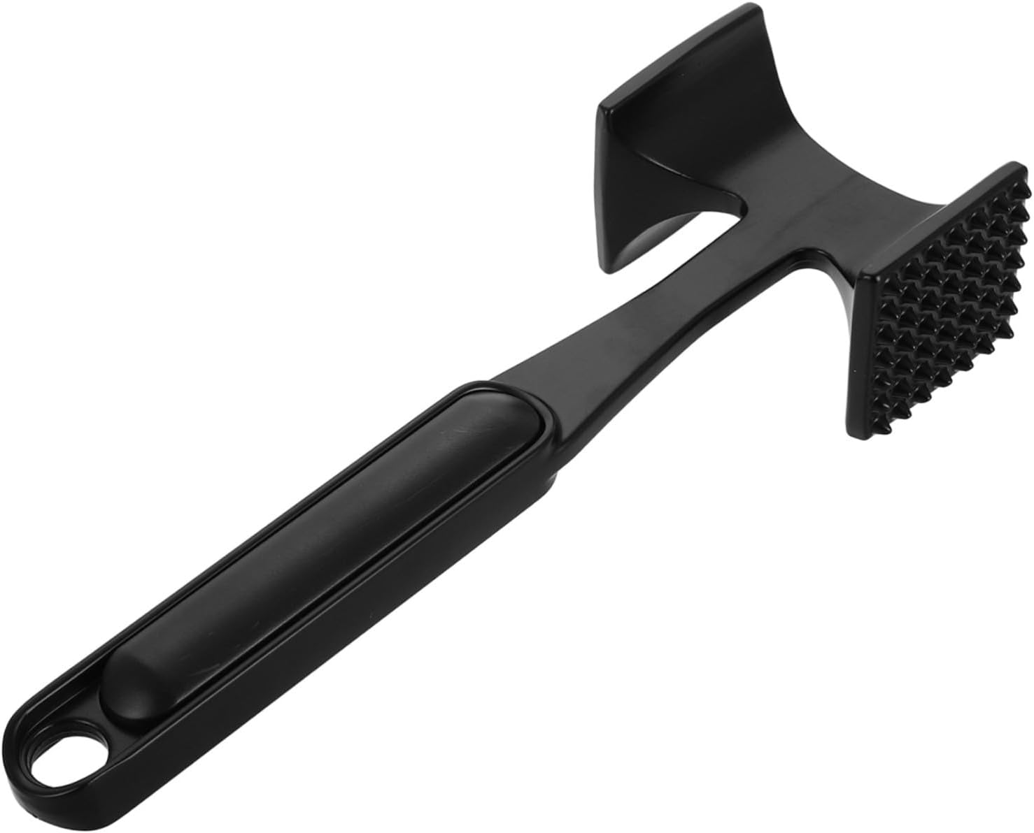 SOLUSTRE Meat Meat Hammer Mallet Beef Hammer Double Sided Meat Hammer Meat Stapler Tenderizer Tool Steak Hammer Meat Smasher Tenderizing Steak Meat Pounder Black Aluminum Alloy