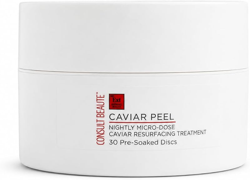 Consult Beaute CAVIAR PEEL Pads Esfoliantes para Cuidados Faciais, 30 unidades