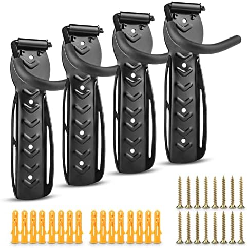 Trintion Bike Rack Wall Mounted Bicycle Hanger Garage Storage Holder Stands Cycling Vertical Hook Bracket Space Saving for Road Bike, MTB, Electric Bike, 2 Pack