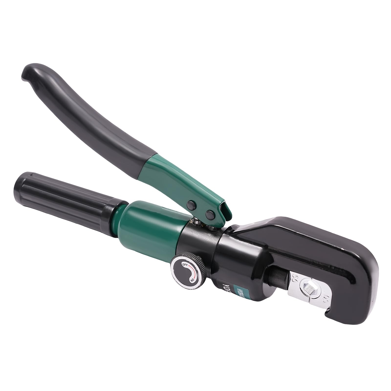 Pinza di crimpatura idraulica a mano 4-70 mm² Pinza idraulica per cavi in rame alluminio, 6 T set di crimpatura con 8 paia di calci per installazioni elettriche officine