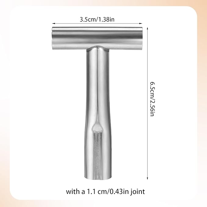 Boquilla T para Fuente de Agua para Gatos, Acero Inoxidable miniatura 2