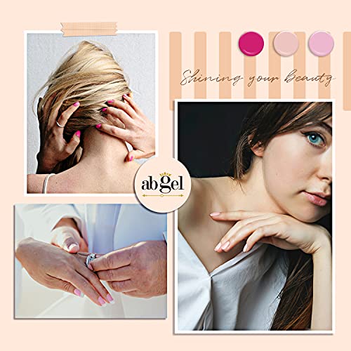 ab gel 22 Pcs Gel Nail Polish Set, Soak-off Nail Polish Black Glitter White Gel Nail Polish Pink Red Glitter Gel Nail Polish Kit