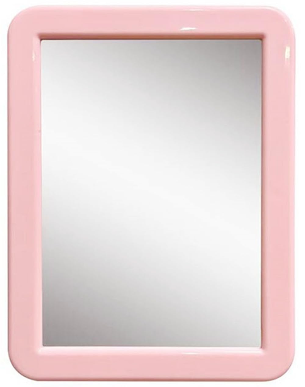 mpowtech Gifts for Back to School Season,Magnetic Locker Mirror - 5" x 7" Pink Magnet Mirror for School, Bathroom, Workshop, Office,Small Mirrors for School Locker
