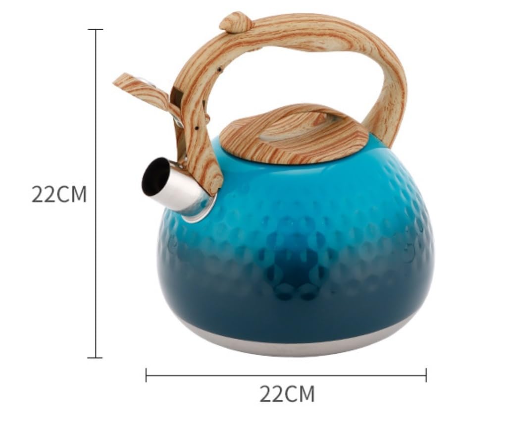 Czajnik z Gwizdkiem Czajnik Z Gwizdkiem, Dzbanek Na Płytę Kuchenną, Pojemność 3 L, Bezpieczny, Ergonomiczny Uchwyt Ze Stali Nierdzewnej, Szybki Gradient Nagrzewania Gwizdanie Czajnik Czajnik Kuchenek
