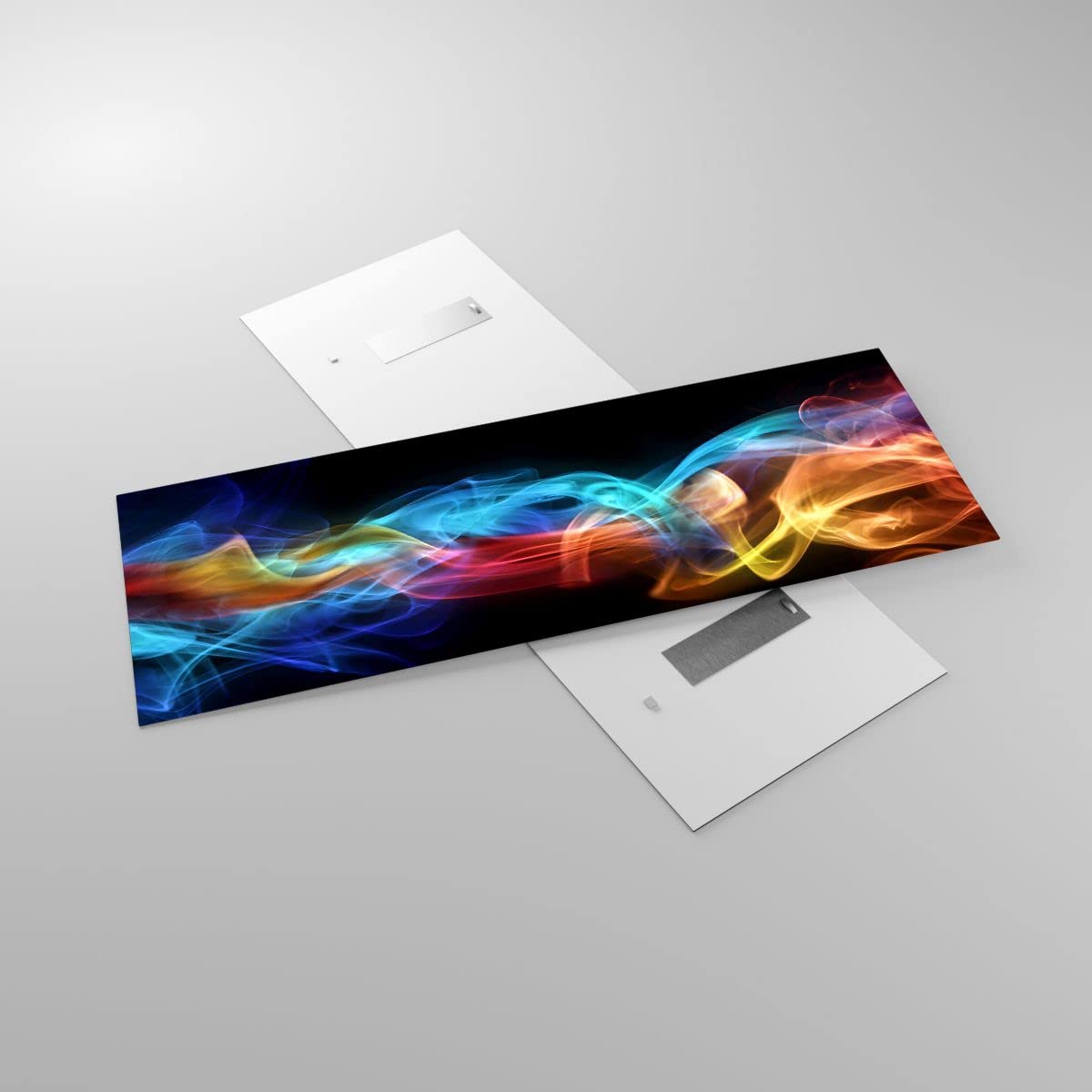 ARTTOR Moderno Quadro in Vetro 140x50 cm Stampe da Parete Astratto - 2171