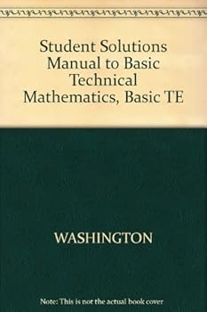 Paperback Basic Technical Mathematics Student Solutions Manual Book
