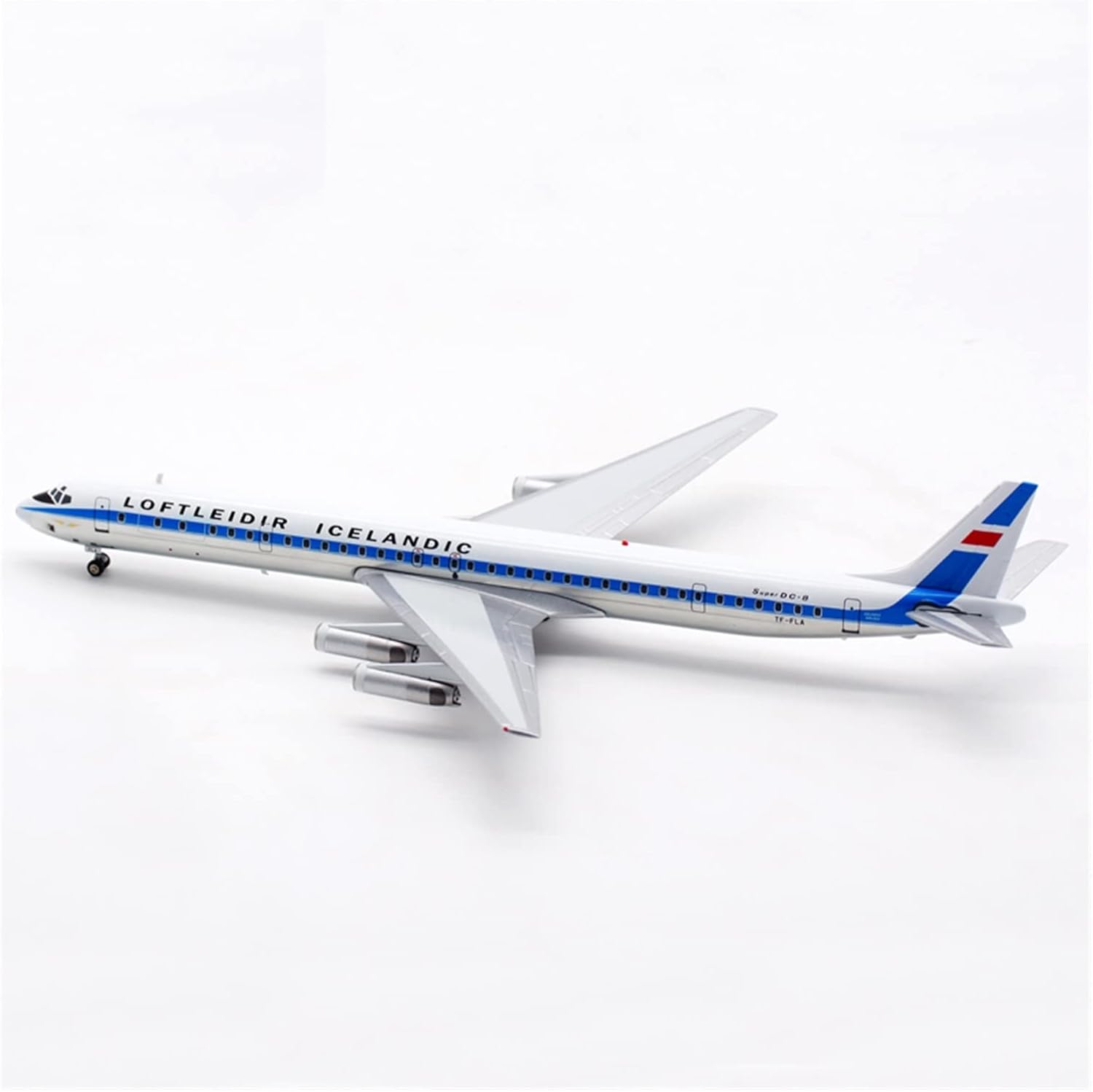 1 200 fit for Aviation DC-8-63CF TF-FLA Alloy Metal Model Aircraft Collectible Plane Souvenir Gift Hobby Playgame Kit
