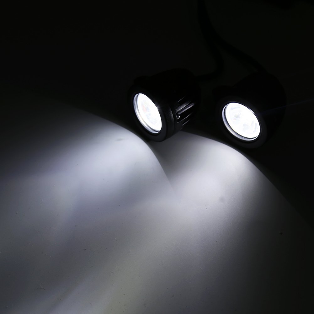 2pcs 10W LED, Hors Route Conduite Brouillard Lampe 12v Antibrouillard Haute Puissance Travail Lumière Spot Moto